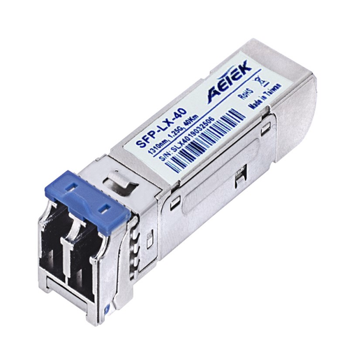 Aetek Single-mode SFP Transceiver, LC Connector, 1300/1310nm, up to 40km