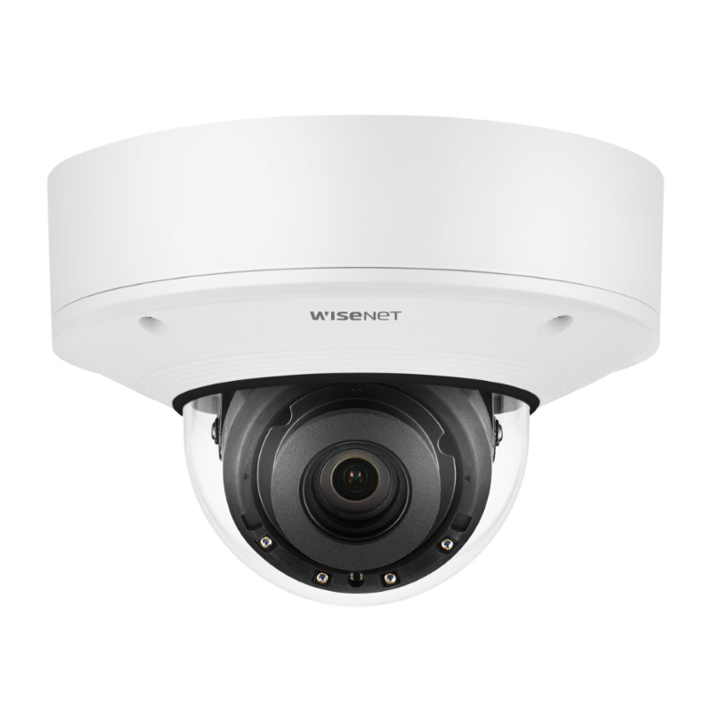 Hanwha 5MP Outdoor PoE Extender Vandal Dome Camera, WDR, 50m IR, 3.9-9.4mm