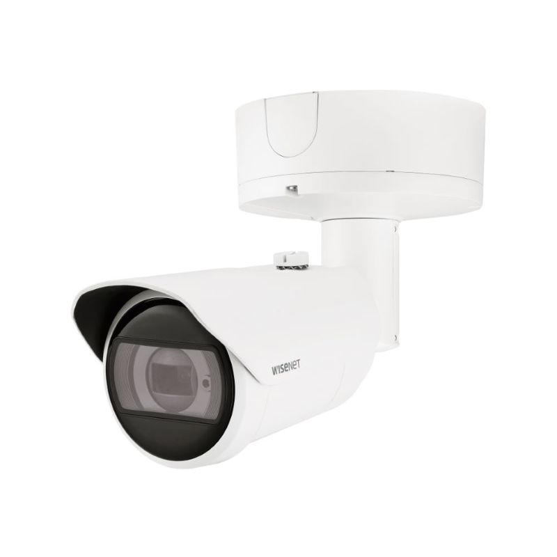 Hanwha Wisenet 2MP Outdoor Bullet Camera, H.265, 120fps, 50m IR, IK10, 2.8-12mm