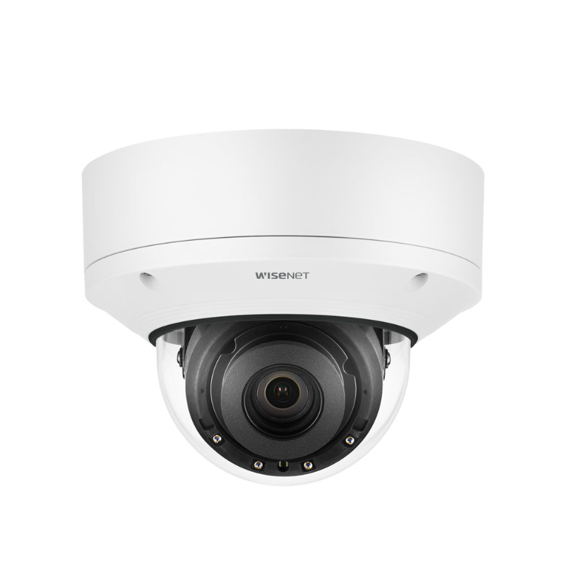 Hanwha Wisenet 6MP Indoor Dome Camera, H.265, 30fps, WDR, IR, 2.8-8.4mm