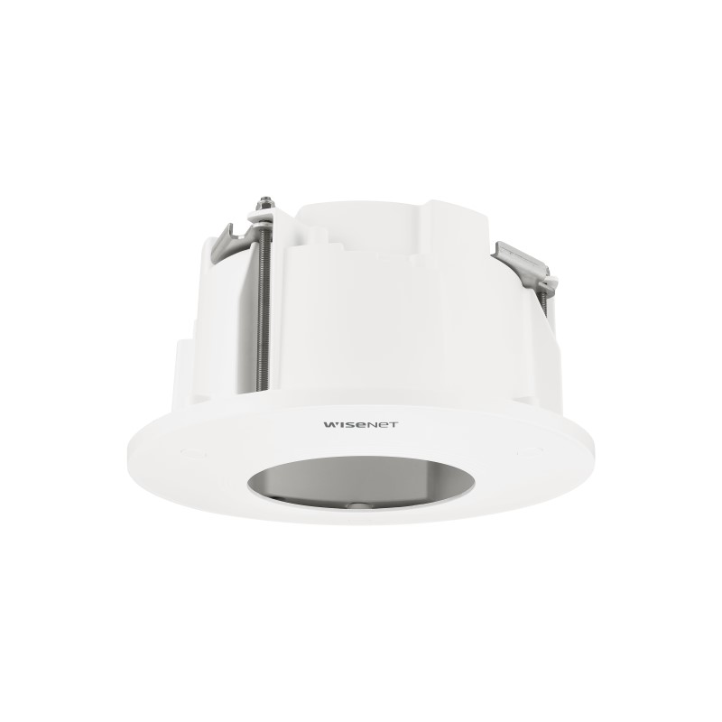 Hanwha Wisenet Flush In-Ceiling Mount to suit QNV & XNV Series, Plenum-rated