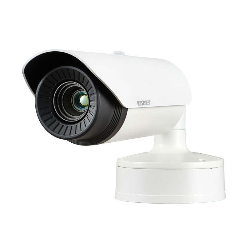 Hanwha Wisenet VGA Thermal Camera, H.265, WDR, IP66, IK10, PoE, 13mm