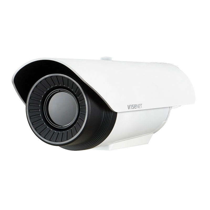 Hanwha Wisenet VGA Thermal Radiometric Camera, H.265, IK10, 19mm, No Bracket