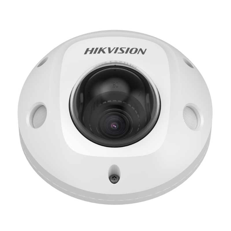 Hikvision 2MP Outdoor Mobile Mini Dome Camera, IR, IP67, IK10, PoE, 12VDC, 2.0mm