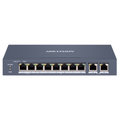 Hikvision 8 Port Managed Hi-PoE Switch, 2x 1Gb RJ45, 110W