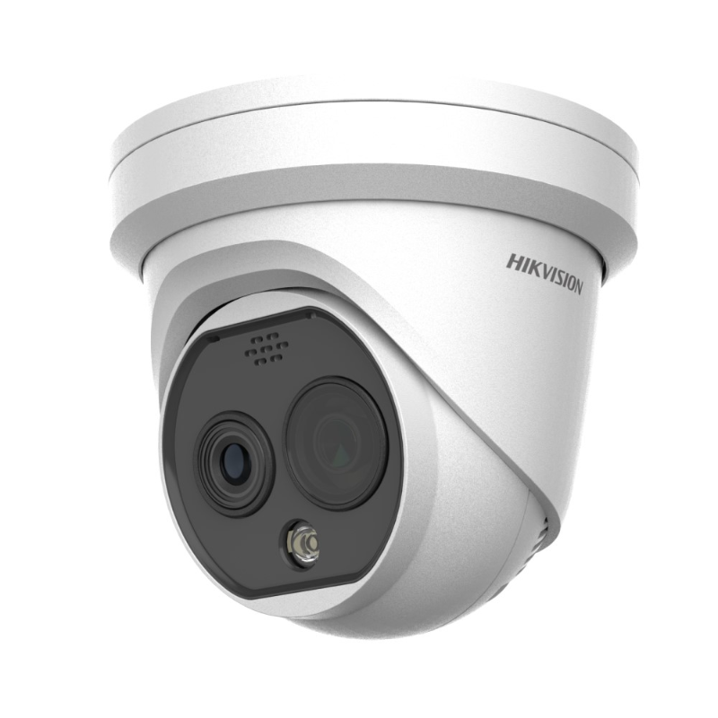 Hikvision Bi-Spec Thermal Turret Camera, -20 to 550 deg, HeatPro, 2.1mm