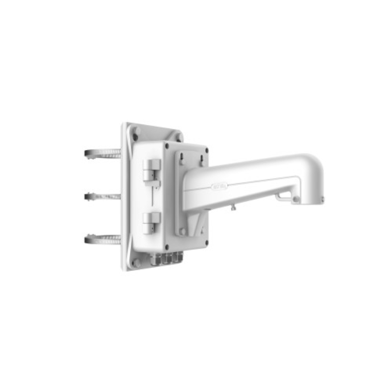 Hikvision Vertical Pole Mount Bracket with Junction Box for PTZ Cameras