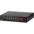 Netonix 12 Port POE Managed POE Switch, Gigabit, 2x SFP Ports, 250 Watts, DC