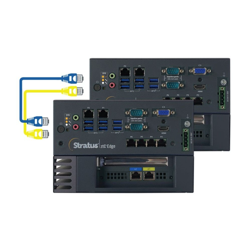 Stratus ztC Edge 250i Fault Tolerant Milestone Solution, 2 Servers, 3yr Wty, BUILD