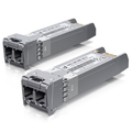 Ubiquiti Multi-Mode SFP+ Module, 10Gbps, 2 Pack, LC Connectors, 850nm, up to 300m