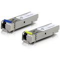 Ubiquiti Single-Mode SFP Module, 1GB, 2 Pack, LC Connectors, 1550nm, up to 3km