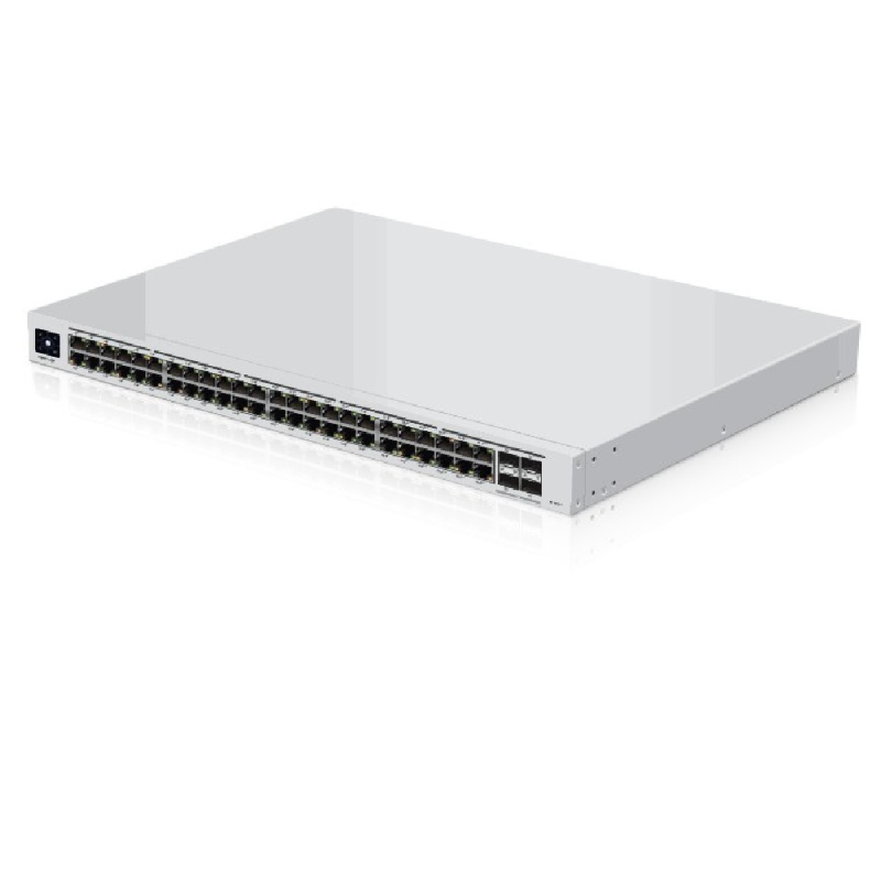 Ubiquiti UniFi Managed PoE Switch, 48 Ports, 802.3af/at, 4x 10GB SFP+ ports, 600W