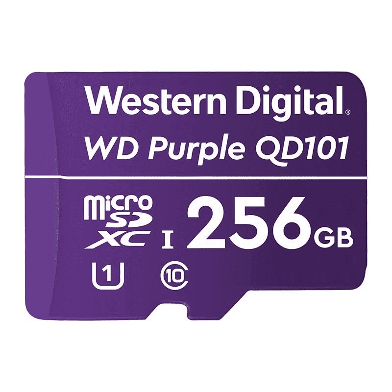 Western Digital 256GB Micro SDXC Memory Card, Purple