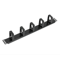 X2 Racks, 1RU Plastic Cable Management Plate with 5 Rings