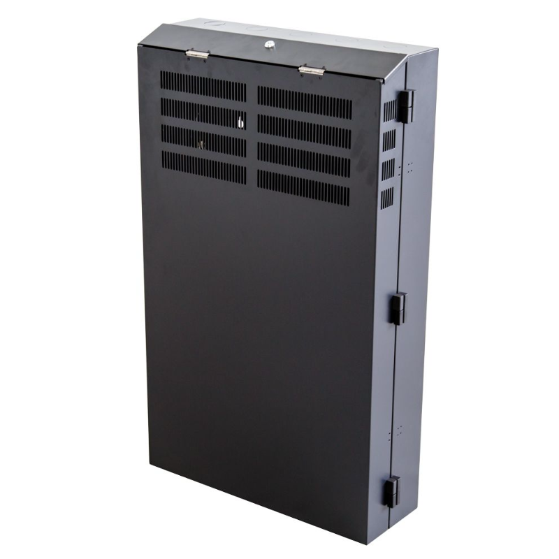 X2 Racks Large 4RU Vertical Mount Cabinet, 2RU Horizontal Mount, W 65 x D 23 x H 107 cm